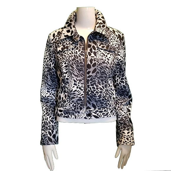 Lena Gabrielle Jackets & Coats Lena Gabrielle Animal Print Jacket